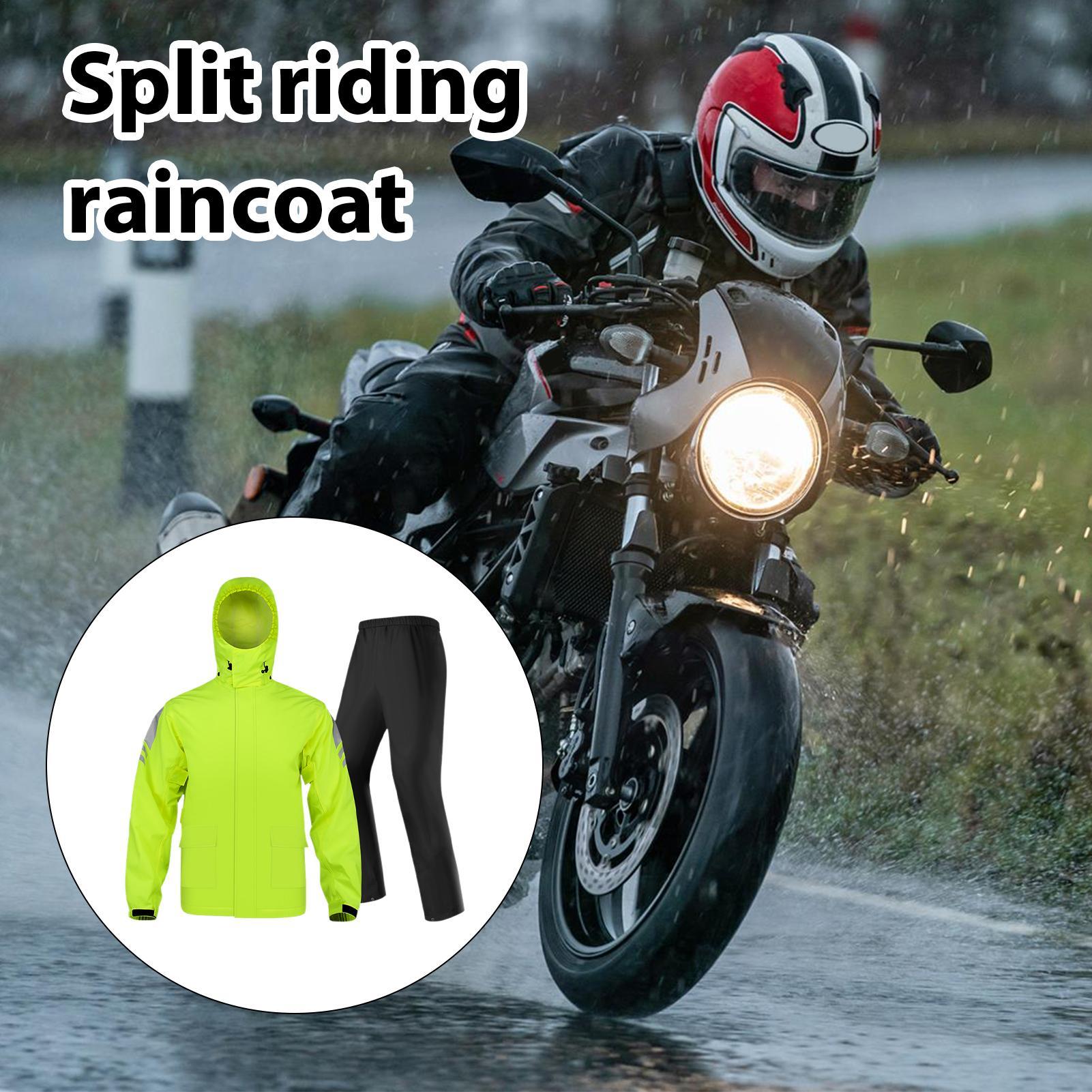 Motorcycle Gear Mens - بدلات مطر مقاومة للماء للرجال، سترة