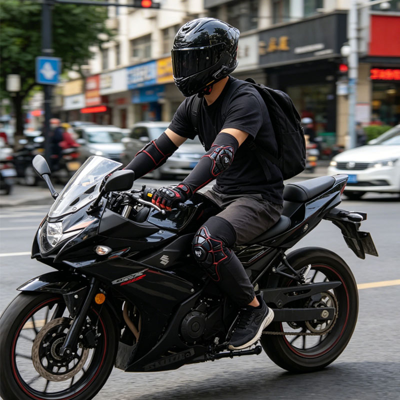 Motorcycle Gear Sleeve - مجموعة معدات حماية للدراجات النارية على