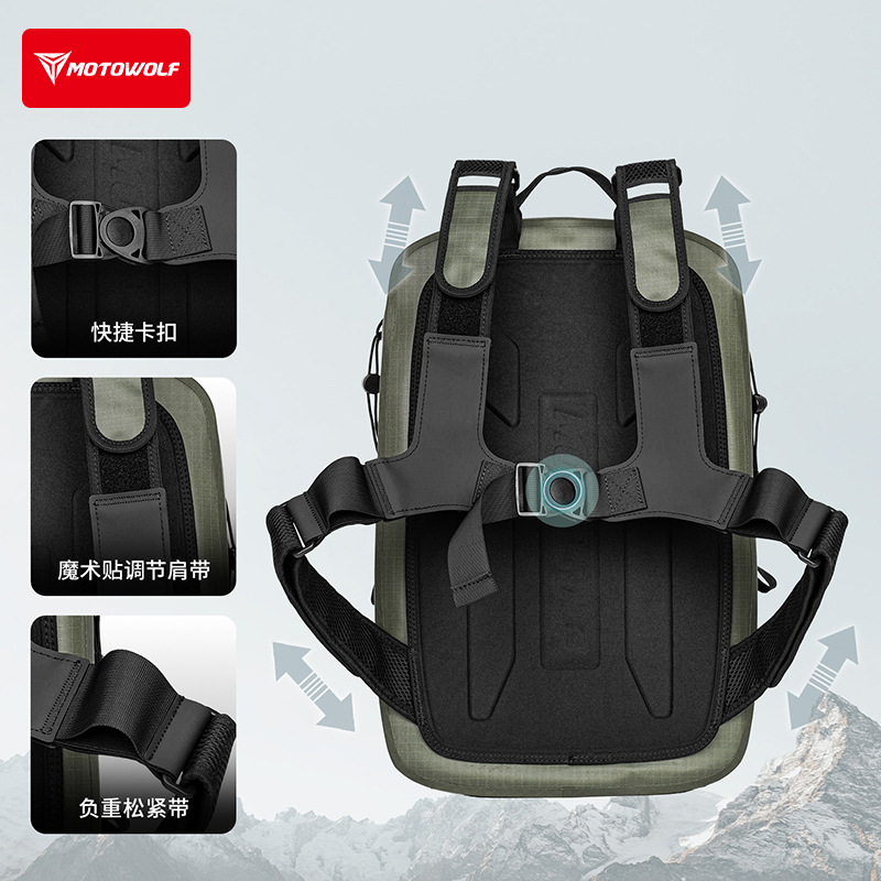 حقيبة ظهر للدراجات النارية مقا - مراجعة Motorcycle Gear Wholesale وسعره