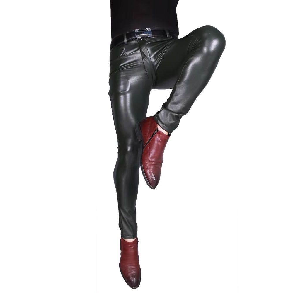 رجل فاسق بولي PU فو الجلود الس - مراجعة Motorcycle Gear Mens وسعره