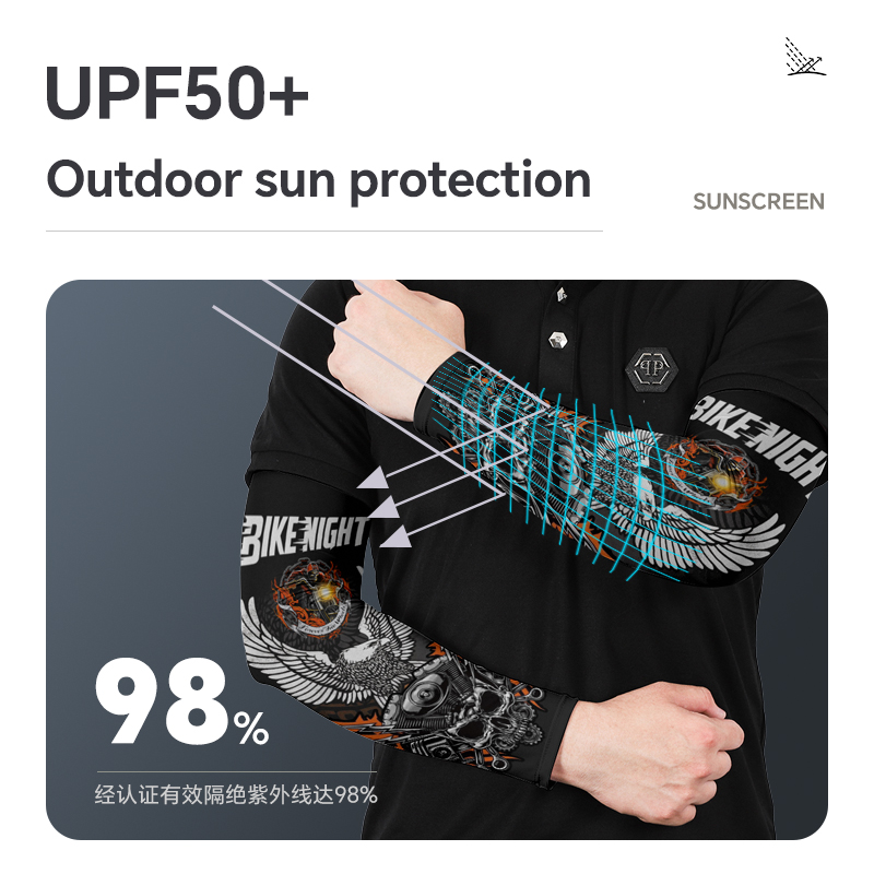 زوج من أكمام الذراع المصنوعة م - مراجعة Motorcycle Gear Sleeve وسعره