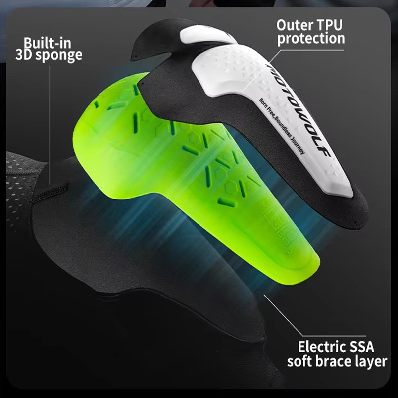 واقيات كوع جديدة للدراجات النا - مراجعة Motorcycle Gear Sleeve وسعره
