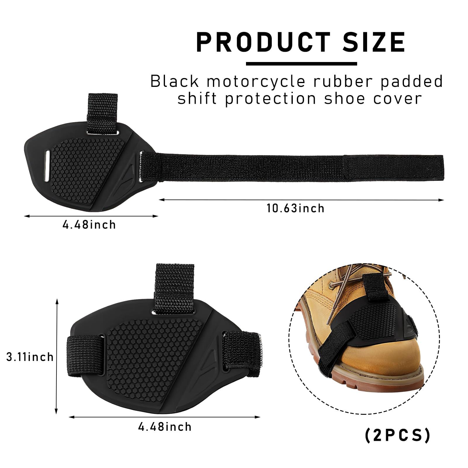 واقي حذاء ناقل الحركة على شكل  - مراجعة Motorcycle Gear Cover وسعره